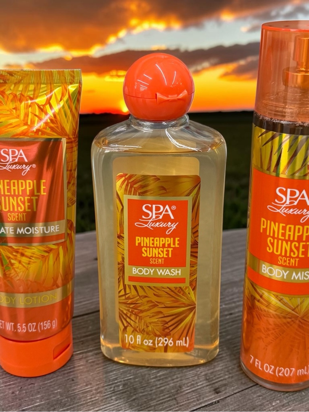 Pineapple Sunset Body Wash - Orange